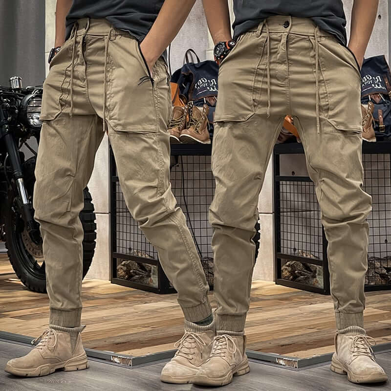 Dylan™ | Pantaloni cargo con zip alle caviglie