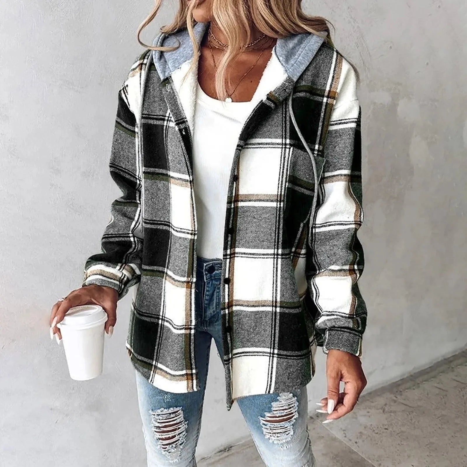 Emma™ | Plaid con cappuccio fantasia